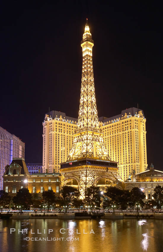 Paris hotel and casino, Las Vegas, Nevada. A half size replica of