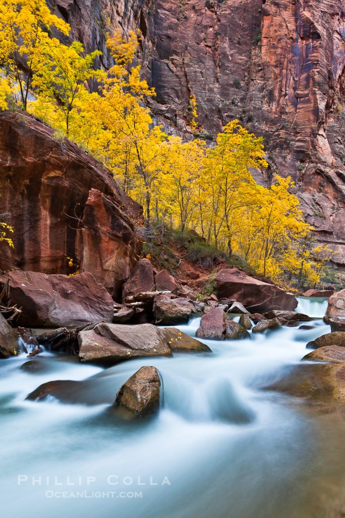 The Temple of Sinawava, Zion Canyon, Zion National Park – Natural ...