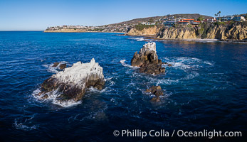 Seal Rocks, Aerial Photo, Laguna Beach, California