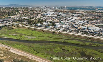 Aerial Photo of San Diego River