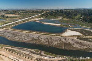 Aerial photo of San Dieguito Lagoon State Marine Conservation Area.  San Dieguito Lagoon State Marine Conservation Area (SMCA) is a marine protected area near Del Mar in San Diego County