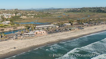 Aerial Photo of San Elijo State Beach and Encinitas Coastline