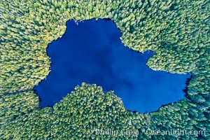 Balaklava Lake on Balaklava Island, Aerial Photo