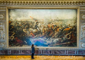The Battle of the Nile, also known as the Battle of Aboukir Bay, in French as the Bataille d'Aboukir, Chateau de Versailles, Paris, France