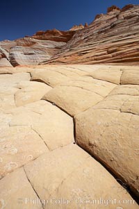 Brain rocks, curious sandstone formations in the North Coyote Buttes, Paria Canyon-Vermilion Cliffs Wilderness, Arizona