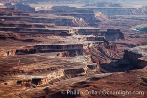 Soda Springs Basin from Green River Overlook, Island in the Sky, Canyonlands National Park, Utah