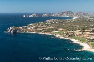 Residential and resort development along the coast near Cabo San Lucas, Mexico