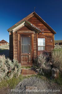 Cody House, front door, Bodie State Historical Park, California