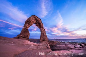 Delicate Arch at Sunset, Arches National Park