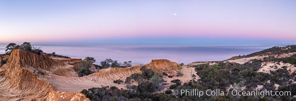 Earth Shadow over the Pacific, Torrey Pines, California, Torrey Pines State Reserve, San Diego