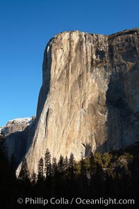 El Capitan eastern face, sunrise, Yosemite National Park, California