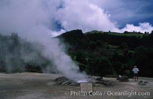 Fumeroles / steam vents / hot springs, Sao Miguel Island