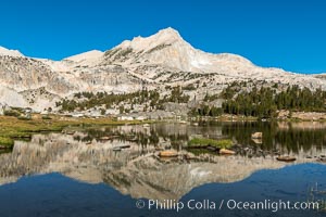 Greenstone Lake and North Peak, Hoover Wilderness, 20 Lakes Basin