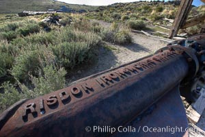 Head frame and machinery, Bodie State Historical Park, California