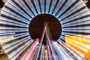 High Roller Ferris Wheel at Night, Las Vegas, Nevada