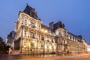 Hotel de Ville.  The Hotel de Ville in Paris, France, is the building housing the City of Paris's administration. Standing on the place de l'Hotel de Ville (formerly the place de Greve) in the city's IVe arrondissement, it has been the location of the municipality of Paris since 1357