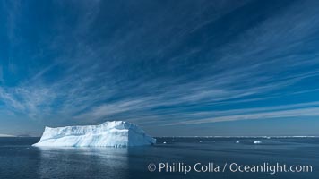 Iceberg, clouds and sky, Antarctica, Antarctic Sound
