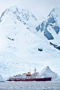 Icebreaker M/V Polar Star, at anchor, Cierva Cove