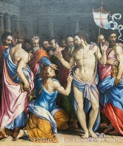 The Incredulity of Saint Thomas, Salviati, Muse du Louvre, Musee du Louvre, Paris, France