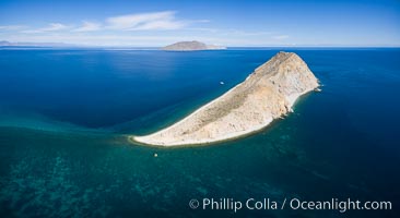 Isla San Diego, aerial photo, Sea of Cortez