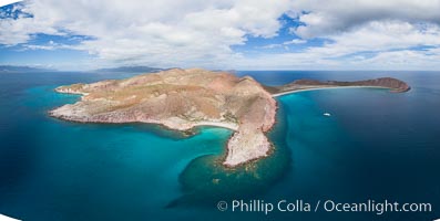 Isla San Francisquito, Aerial Photo, Sea of of Cortez