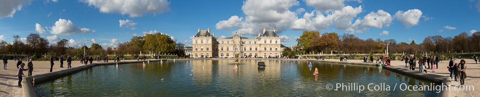 Jardin du Luxembourg.  The Jardin du Luxembourg, or the Luxembourg Gardens, is the second largest public park in Paris located in the 6th arrondissement of Paris, France. The park is the garden of the French Senate, which is itself housed in the Luxembourg Palace