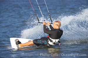 Kite boarding, Hood River, Columbia River