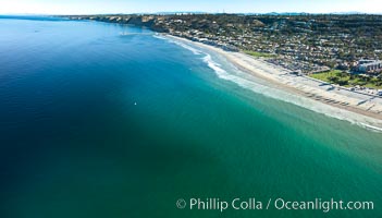La Jolla Shores Beach and La Jolla Submarine Canyon, aerial photo