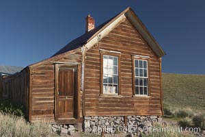 Metzger House, Fuller Street and Union Street, Bodie State Historical Park, California