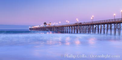 Oceanside Pier at sunrise, dawn, morning