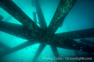 Oil Rig Eureka, Underwater Structure, Long Beach, California