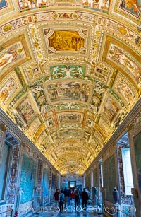 Ornate Ceiling Details, Vatican Museums, Vatican City, Rome, Italy