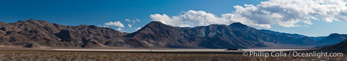 Panorama of the Racetrack at Death Valley, Racetrack Playa, Death Valley National Park, California