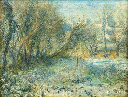 Paysage de neige, Pierre-Auguste Renoir, Musee de l"Orangerie, Musee de lOrangerie, Paris, France