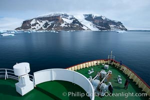 M/V Polar Star on its way to Brown Bluff in the Antarctic Sound