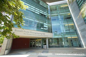 Powell-Focht Bioengineering Hall building, the Whitaker Institute of Biomedical Engineering, Jacobs School of Engineering, University of California, San Diego (UCSD), La Jolla