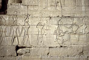 Wall detail, Ramesseum, Luxor, Egypt