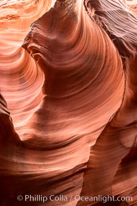 Rattlesnake Canyon, a beautiful slot canyon that is part of the larger Antelope Canyon system. Page, Arizona, Navajo Tribal Lands