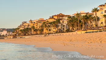 Resort hotels on the beach in Cabo San Lucas