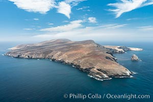 Santa Barbara Island, aerial photograph