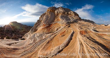 Sarah's Swirl, a particularly beautiful formation at White Pocket in the Vermillion Cliffs National Monument