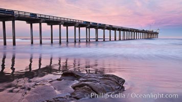 Scripps Pier, sunrise, Scripps Institution of Oceanography, La Jolla, California