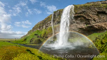 Seljalandsfoss waterfall in Iceland