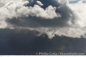 Clouds, weather and light mix in neverending forms over the open ocean of Scotia Sea, in the Southern Ocean