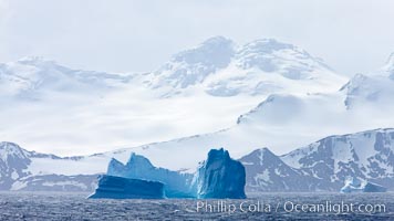 Coronation Island, is the largest of the South Orkney Islands, reaching 4,153' (1,266m) above sea level.  While it is largely covered by ice, Coronation Island also is home to some tundra habitat, and is inhabited by many seals, penguins and seabirds