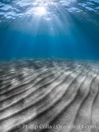 Sunlight and sand ripples, Sand Harbor, Lake Tahoe, Sand Harbor State Park