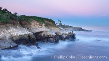 Earth Shadow lies over Point La Jolla at dawn