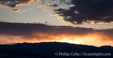 Sunset in the Eureka Valley, Death Valley National Park, California