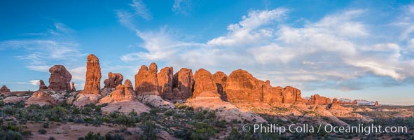 Sunset over Garden of the Gods, Arches National Park