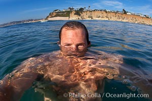 Bored photographer takes own picture, Tabletop, Cardiff by the Sea, California